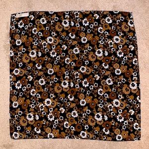 Michael Kors floral thin scarf